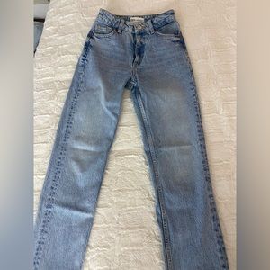 Zara straight jeans